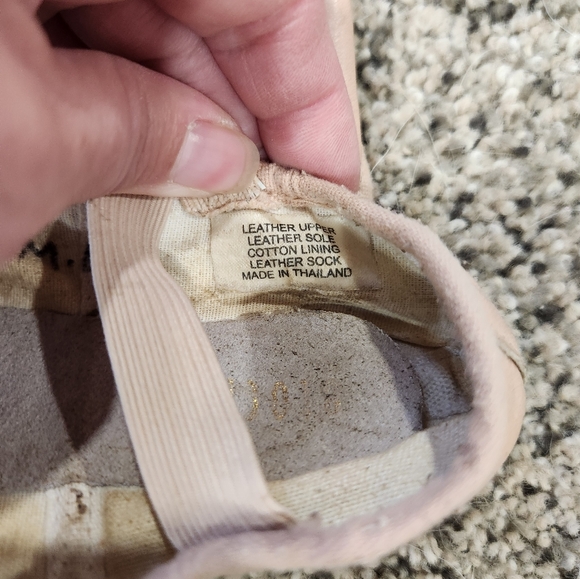 Bloch Pink Soft-leather Ballet Slipper with Drawstring - Picture 3 of 4